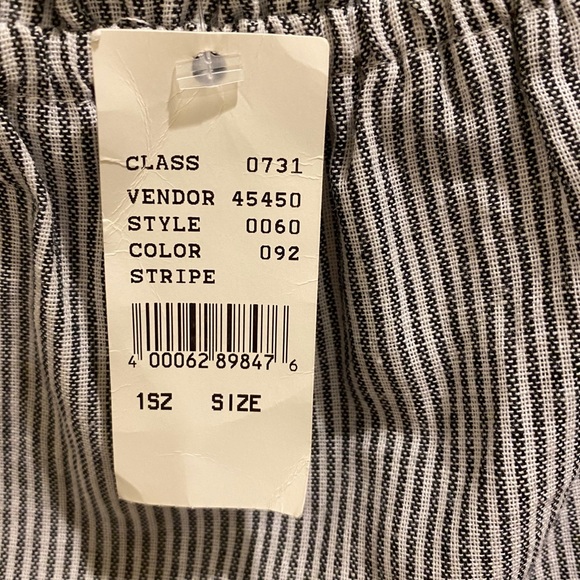 Brandy Melville Off the Shoulder Top Blue Striped - Picture 6 of 10